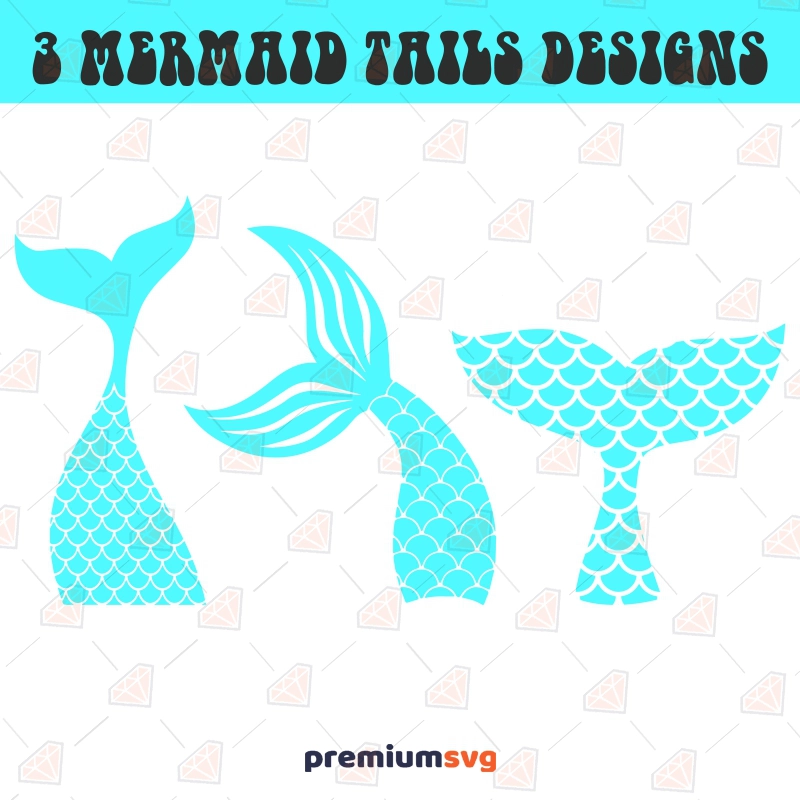 Mermaid Tail SVG, Mermaid SVG Cut File Sea Life and Creatures SVG Svg