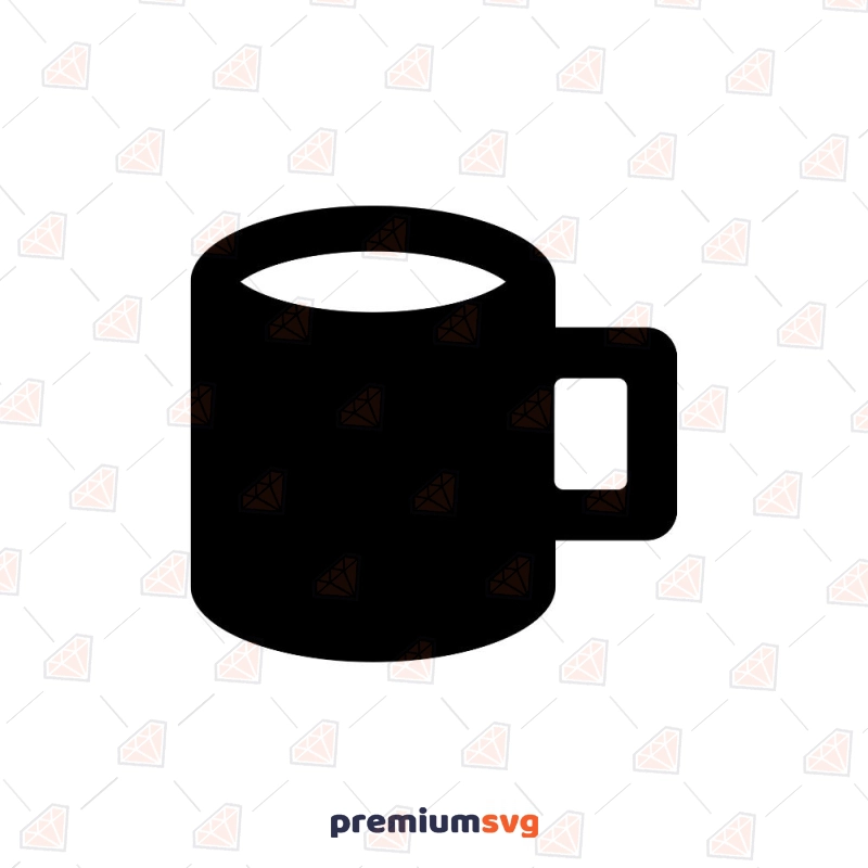 Mug Icon SVG Clipart File, Coffee Mug SVG Instant Download Coffee and Tea SVG Svg