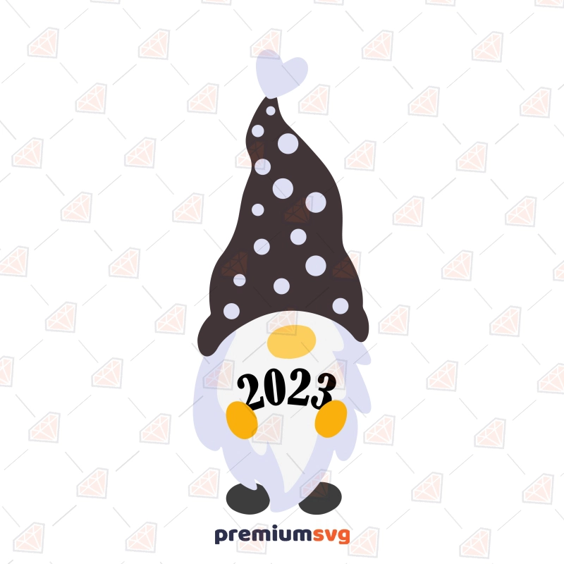 2023 Gnome SVG, New Year Gnome SVG Design New Year SVG Svg