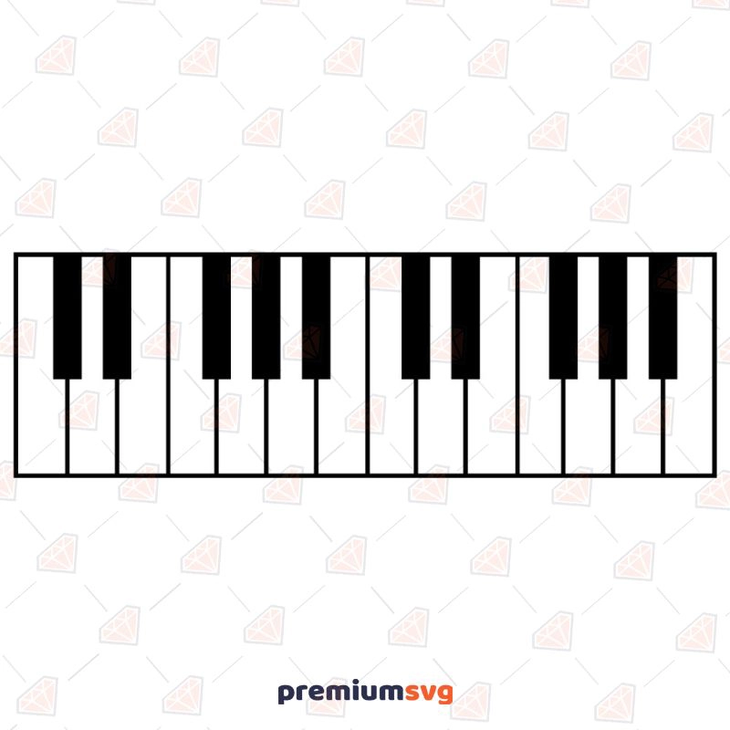 Piano Keys Keyboard Svg Music SVG Svg