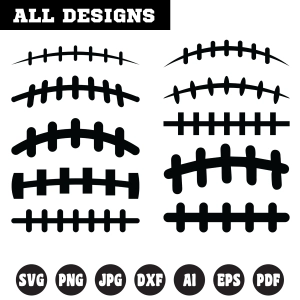 Football Laces SVG, PNG, Football Laces Clipart Football SVG