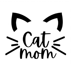 Cat Mom SVG Cut Files, Cat Lover Cricut Files Mother's Day SVG