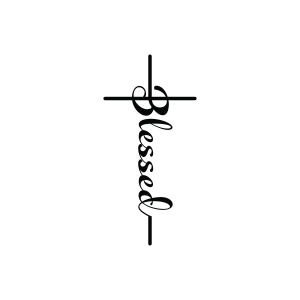 Blessed Cross SVG, Christian Faith SVG Christian SVG