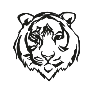 Hand Drawn Tiger SVG, Tiger Head SVG Cut File Wild & Jungle Animals SVG