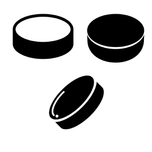 Hockey Puck Bundle SVG Cut File, Instant Download Hockey SVG