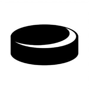 Hockey Puck SVG Cut File for Cricut and Silhouette Hockey SVG