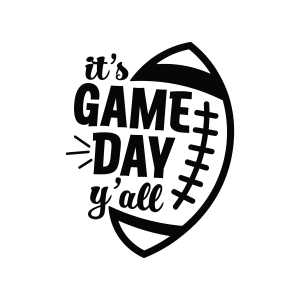 It's A Game Day Y'all SVG Cut File, Football Sport SVG Football SVG