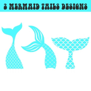 Mermaid Tail SVG, Mermaid SVG Cut File Sea Life and Creatures SVG