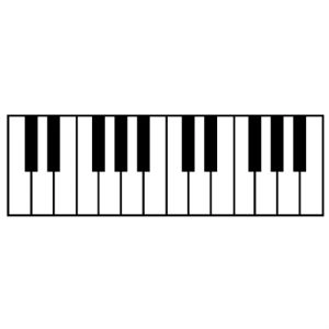 Piano Keys Keyboard Svg Music SVG