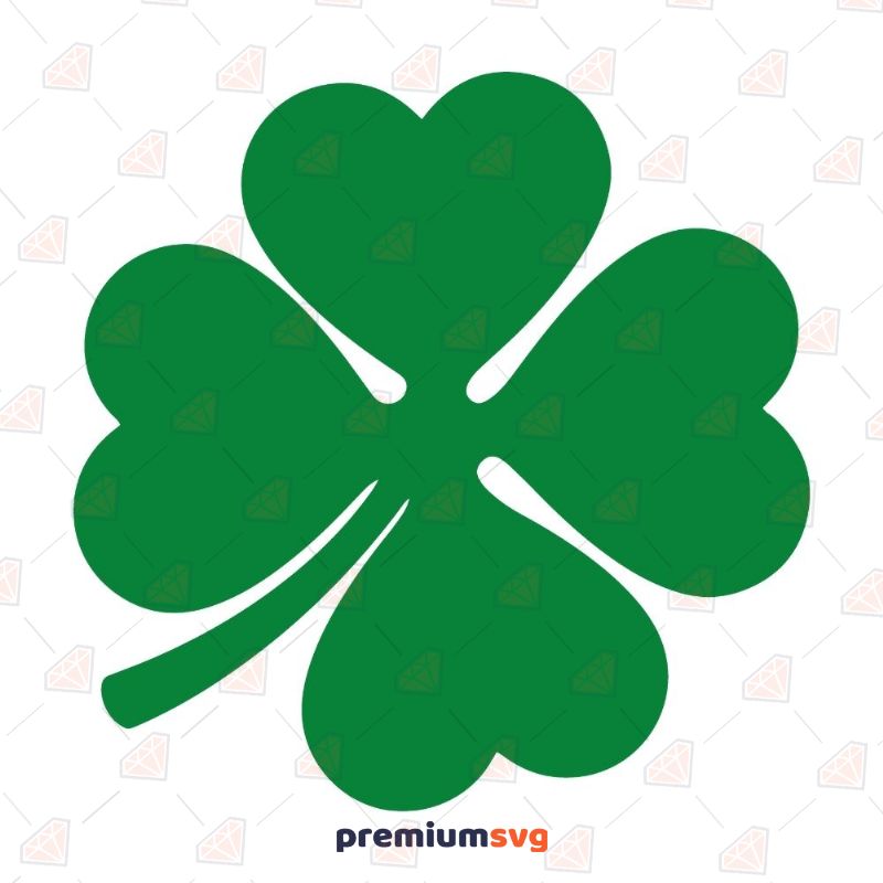Four Leaf Clover SVG File St Patrick's Day SVG Svg