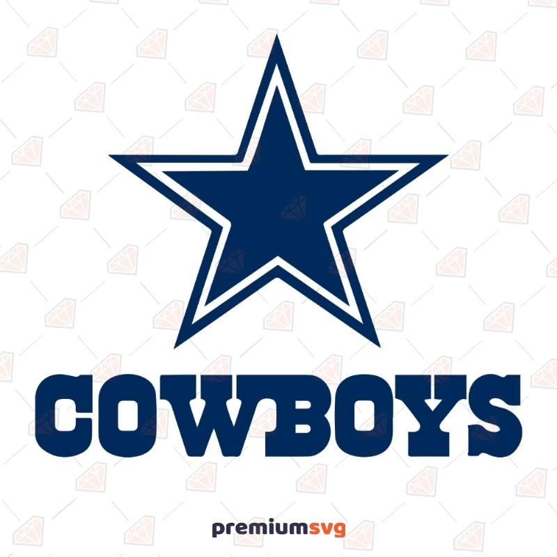 Dallas Cowboys SVG Vector File, Cowboys Star SVG Cut Files Symbols Svg