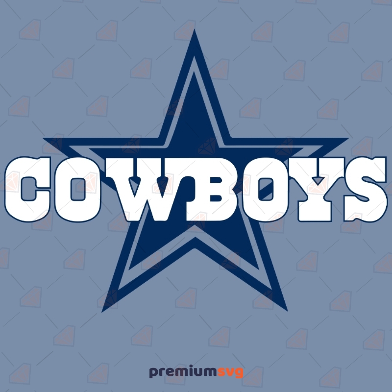 Dallas Cowboys SVG, Cowboys Star SVG