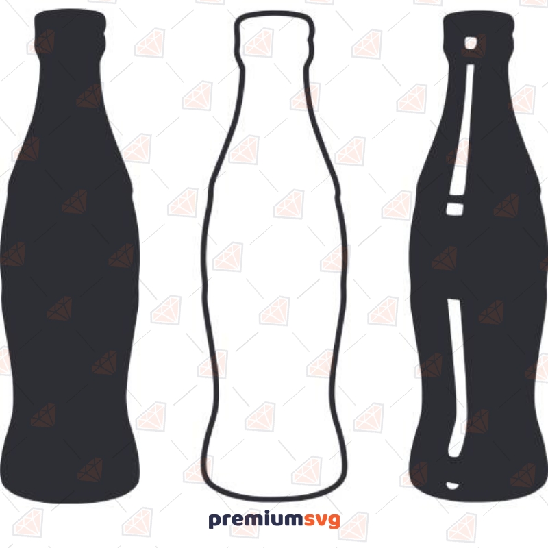 Soda Bottle Bundle SVG Cut File & Clipart Drinking Svg