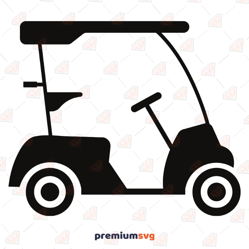 Golf Cart SVG, Golf Clipart Files Golf Svg