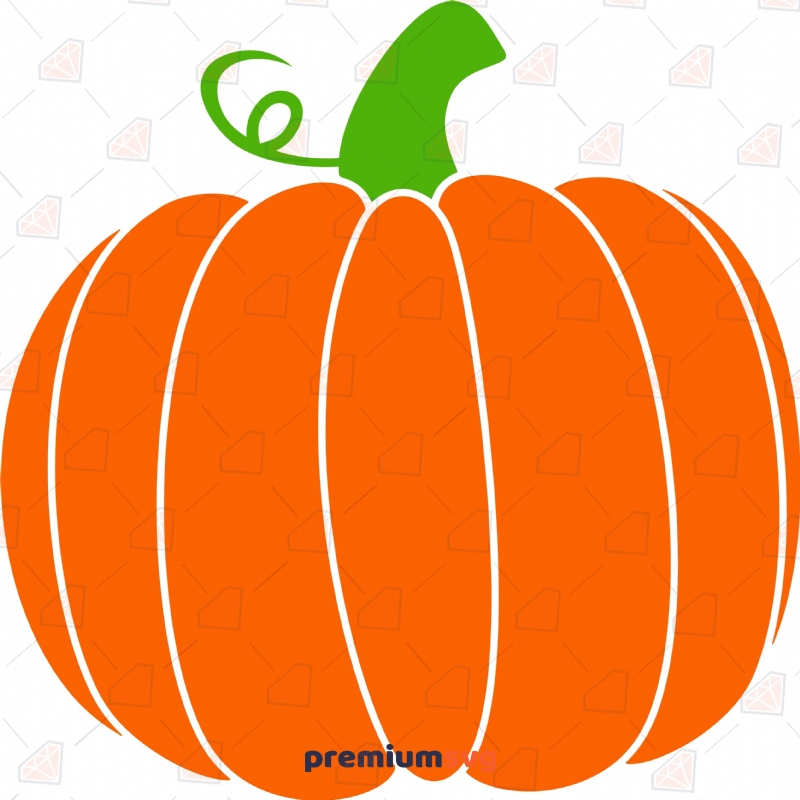 Simple Pumpkin SVG, Pumpkin SVG Vector File | PremiumSVG