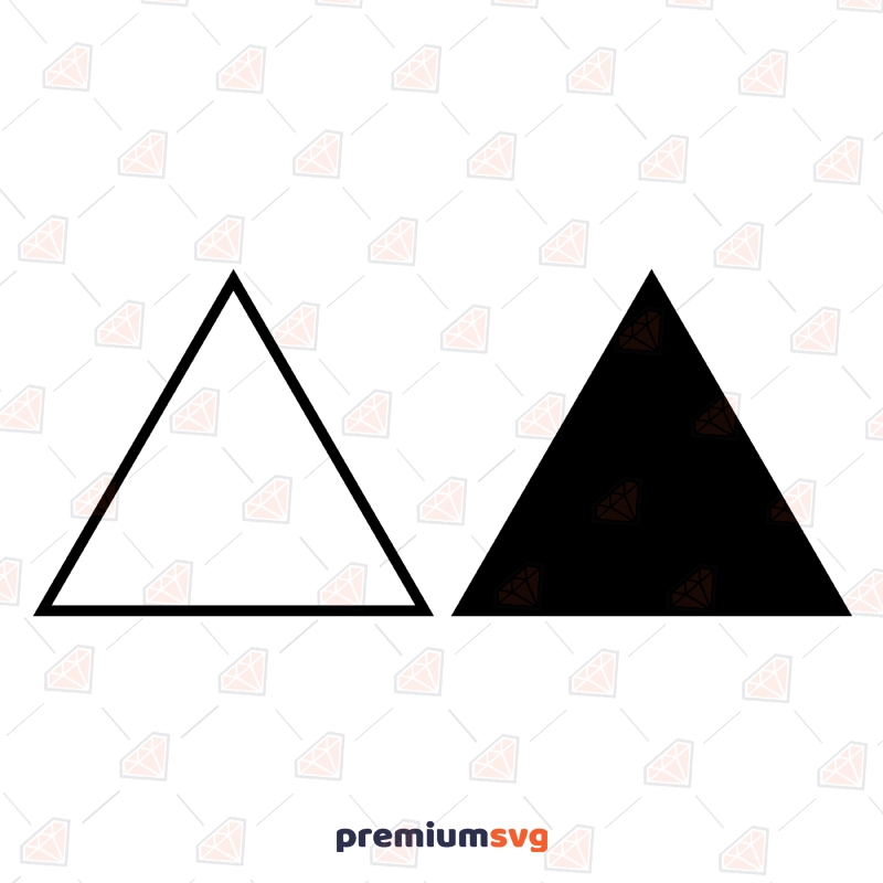 Simple Triangle SVG Files, Triangle Shape SVG Instant Download Geometric Shapes Svg
