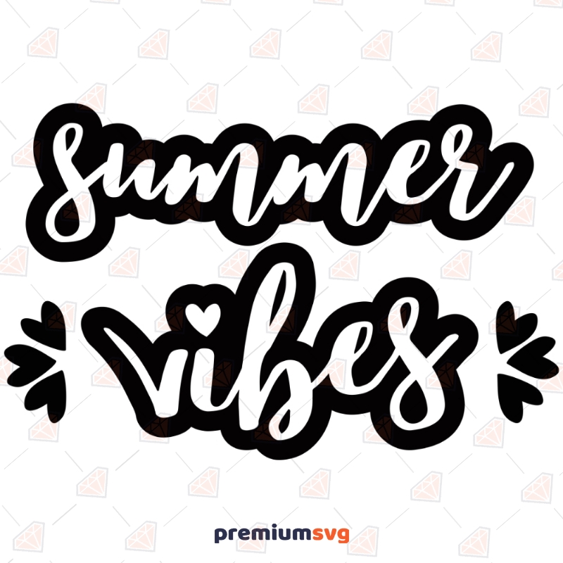 Summer Vibes Svg Cut Files, Summer Cricut Files Summer Svg