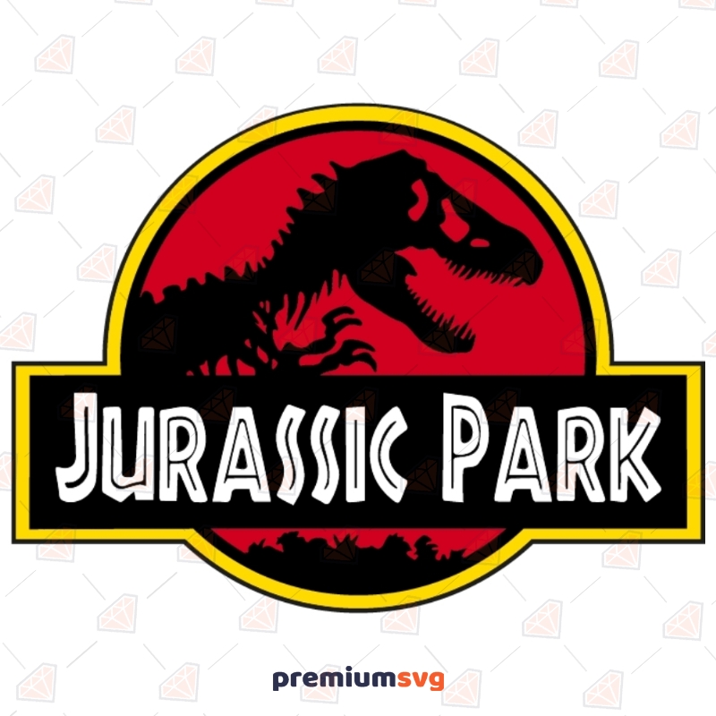 Jurassic Park SVG Cut Files, Jurassic Park Instant Download Cartoons Svg