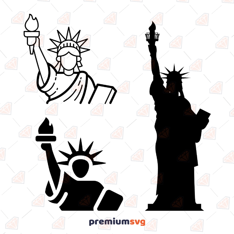 Statue of Liberty SVG Cut File Building And Landmarks Svg