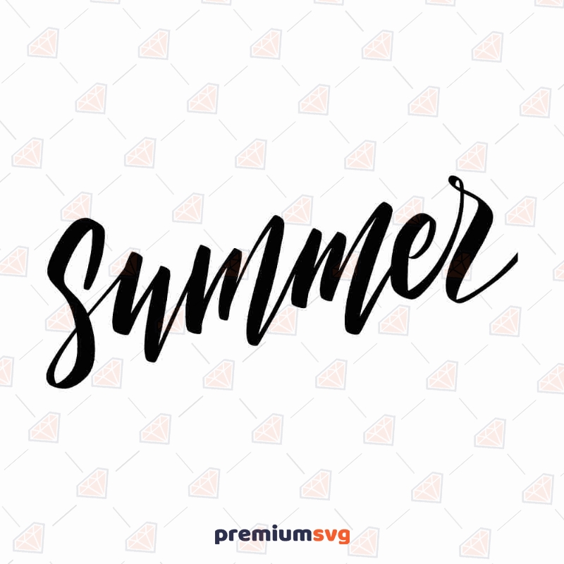 Summer Lettering SVG & PNG Design for Tshirt Summer Svg