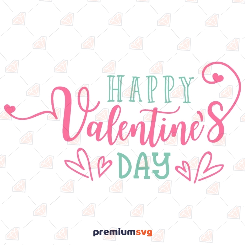 Happy Valentine's Day SVG, Instant Download Valentine's Day SVG Svg