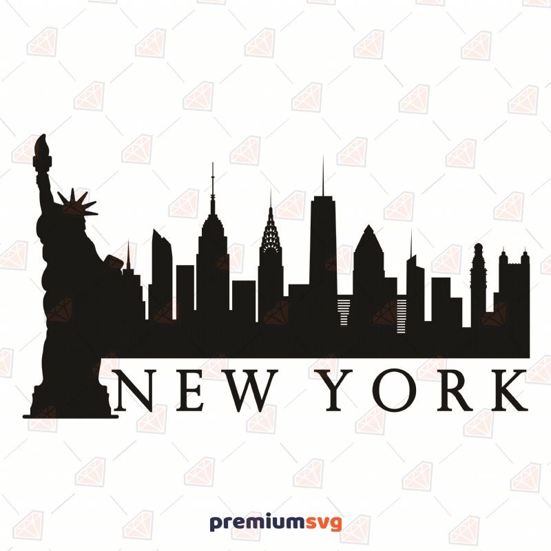 new york city skyline silhouette