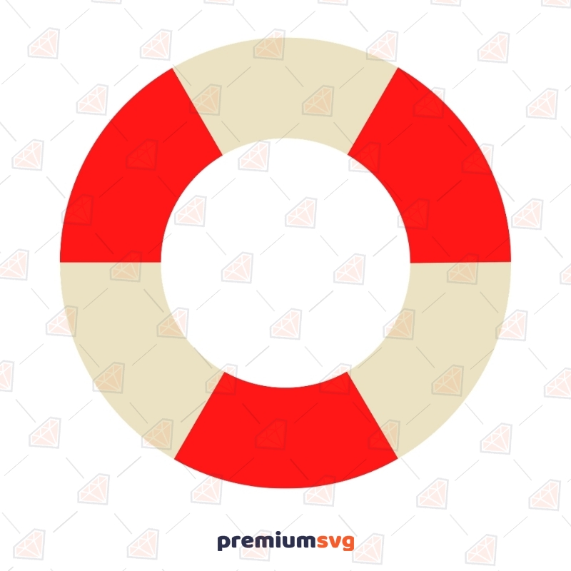 Swim Ring SVG Vector File, Sea Ring Cricut Files Summer SVG Svg
