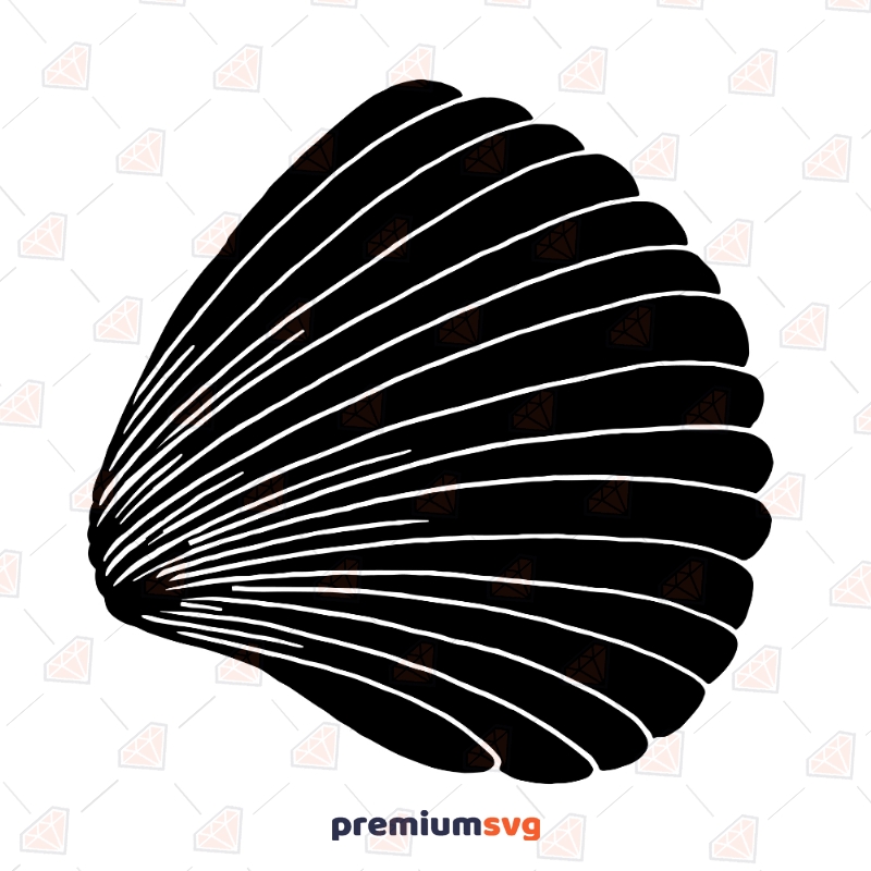 Ocean Floor Shell SVG, Shell Clipart Cut Files Drawings Svg