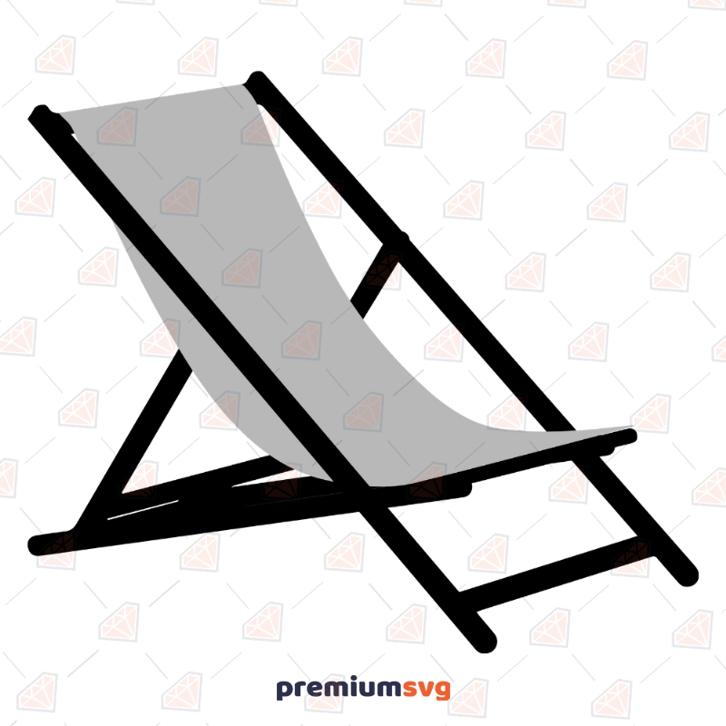 Beach Chair SVG Vector File, Beach Clipart Files Summer SVG Svg