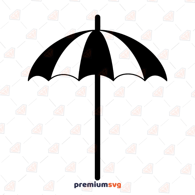 Beach Umbrella SVG & Clipart Cut Files Summer SVG Svg