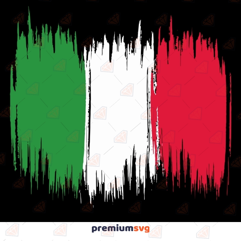 Distressed Italian Flag Svg | Italy Flag Svg Flag SVG Svg