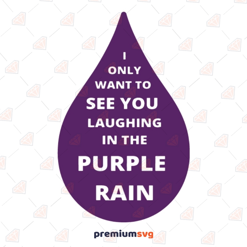 Prince Purple Rain Drop Svg Symbols Svg
