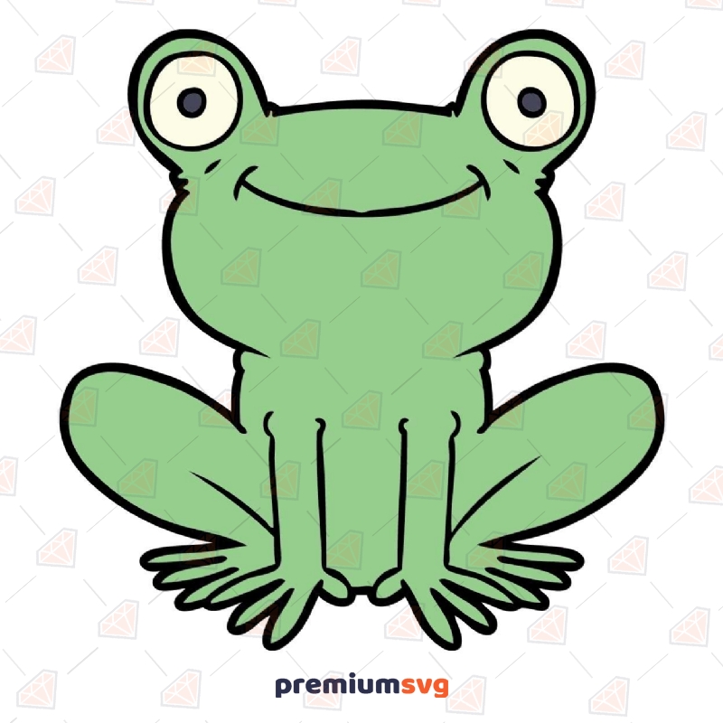 Frog SVG, Frog Cut File Instant Download Wild & Jungle Animals SVG Svg