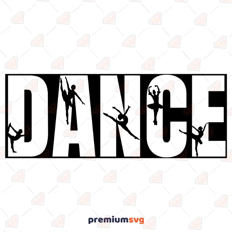 Dance SVG Vector File, Ballet SVG Cut Files T-shirt SVG Svg