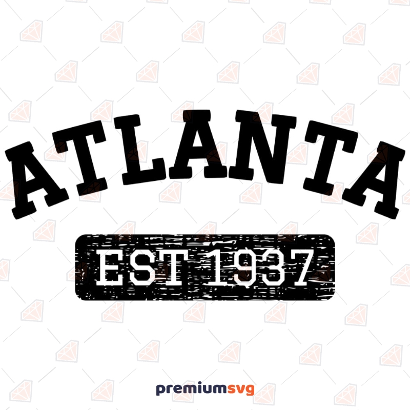 Atlanta SVG | Atlanta Shirt Design SVG Cut File USA SVG Svg