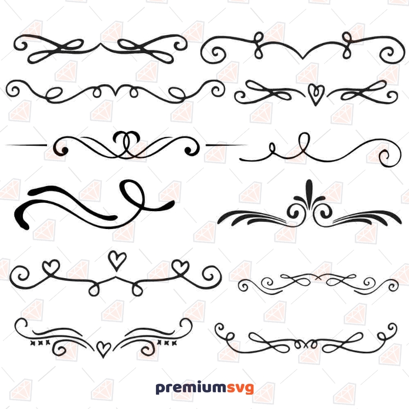 Swoosh SVG Cut File, Swoosh Clipart