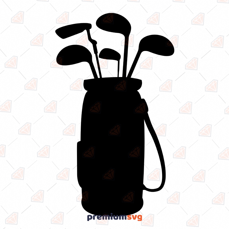Golf Bag SVG, Golf Bag Instant Download Golf Svg