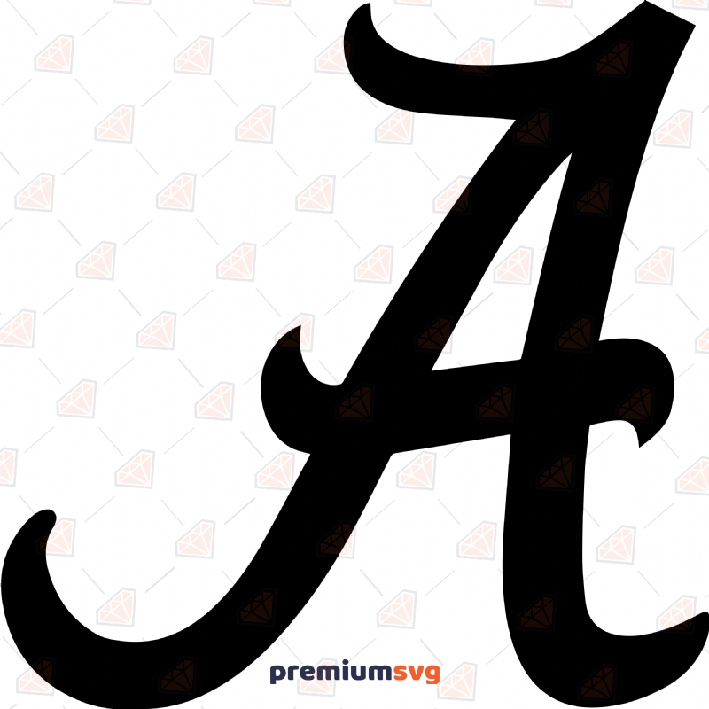 Alabama Logo SVG, Alabama Crimson Logo PremiumSVG