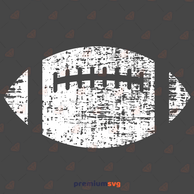 Distressed Grunge Football SVG, Football Instant Download Football SVG Svg