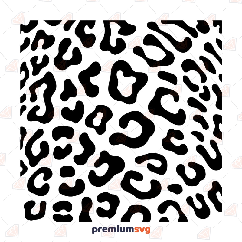 Cheetah Print SVG Cut Files | Leopard Print SVG Leopard Print SVG Svg