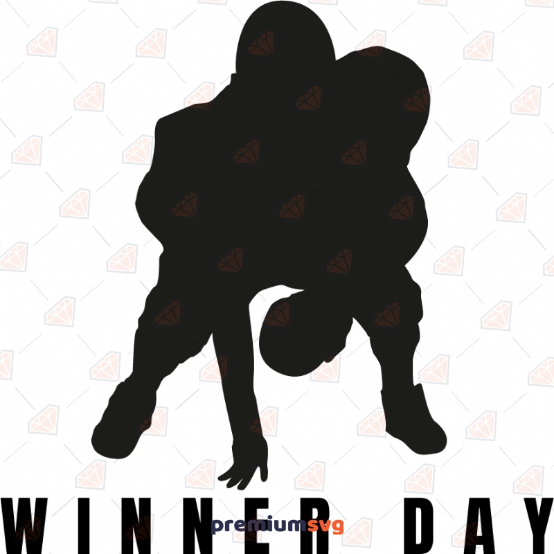 Winner Day SVG Cut File, Football SVG Cut File Football SVG Svg
