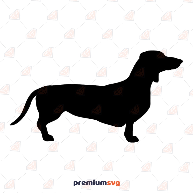 Dachshund SVG, Wiener Dog SVG Clipart File Pets Svg