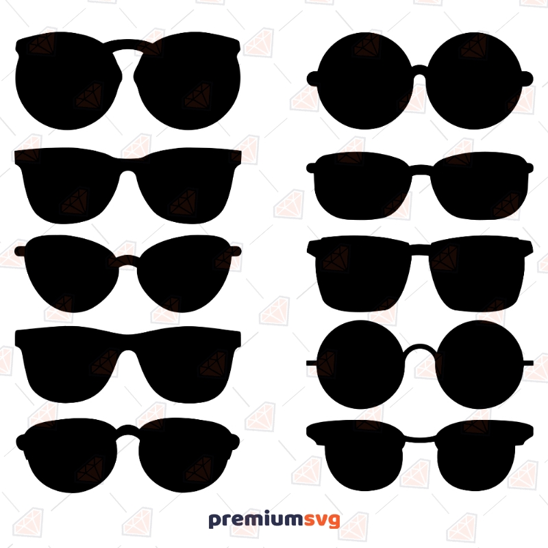 Sunglasses Svg Aviator Sunglasses Svg Sunglasses Clipart Sunglasses Png Dxf Logo Vector Eps