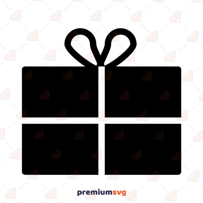 Birthday Gift Silhouette SVG Cut Files, Instant Download Birthday SVG Svg
