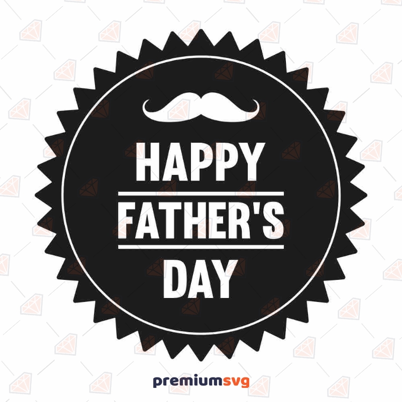 Happy Father's Day Template SVG Cut File & Clipart Father's Day SVG Svg