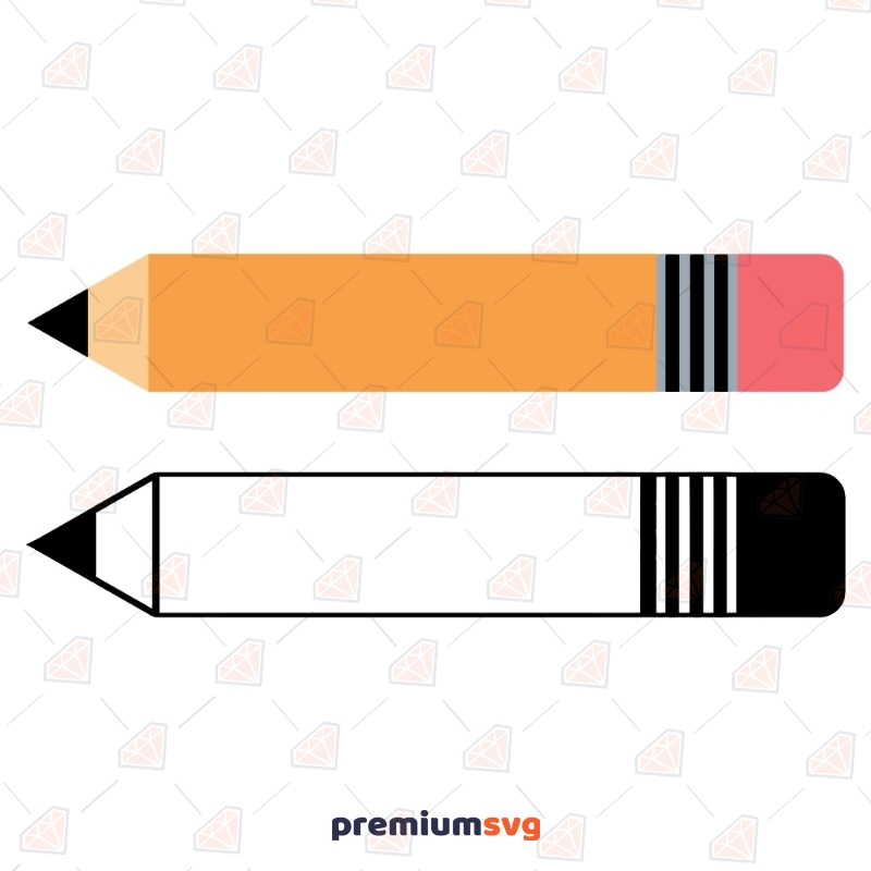 Pencil Bundle SVG Vector & Clipart Files School SVG Svg
