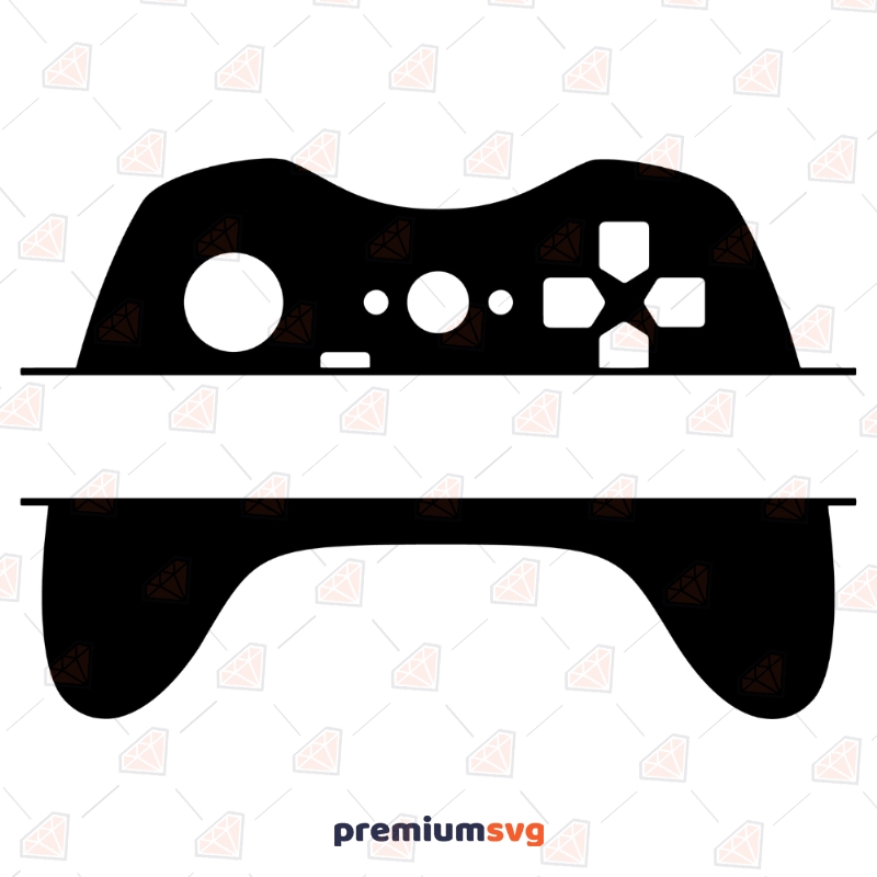 Download Game Controller Monogram Svg Gaming Vector Files Premium Svg