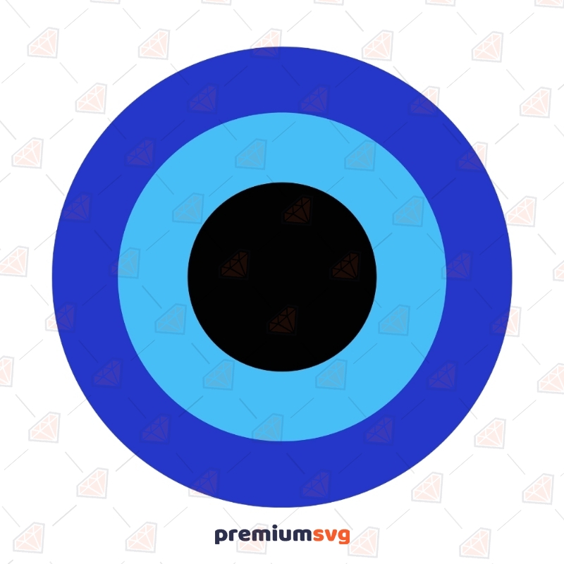 Evil Eye SVG, Turkish Eye Clipart Cut Files Instant Download Symbols Svg