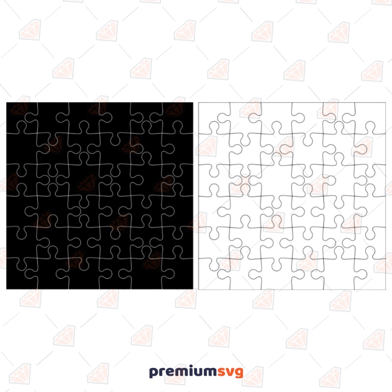 Puzzle SVG | Puzzle Template SVG Vector Objects Svg