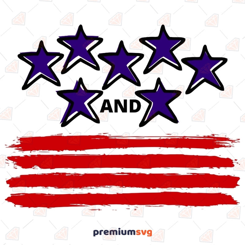Star and Stripes SVG Cut Files, USA Independece Day Svg Files 4th Of July SVG Svg
